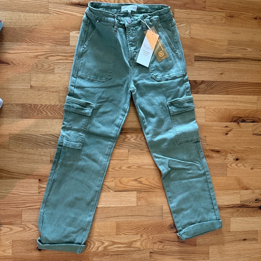 RISEN Slim Leg Cargo Jeans - Picture 2 of 5